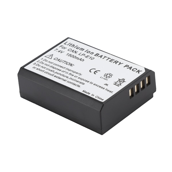 LPE10 Lithium Batteri Genanvendeligt til CANON LP-E10 Digitalkamera 1500mAh