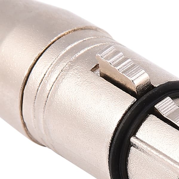 2 stk. 3-bens XLR hunstik til RCA hun lydmikrofonstikadapter