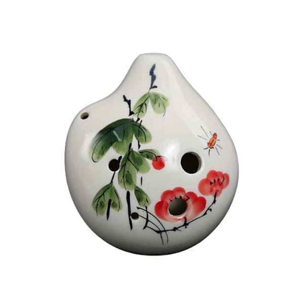 Ocarina 6 Hull Alto C Ocarina - Gaveidé for nybegynnermusiker, lett å lære
