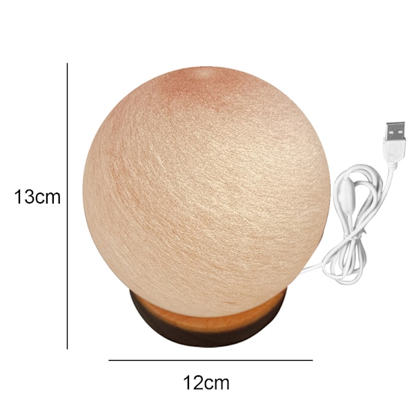 Planet lampe Solnedgang bordlampe Atmosfære Regnbue lampe Vandrende planet natlampe Sengelampe