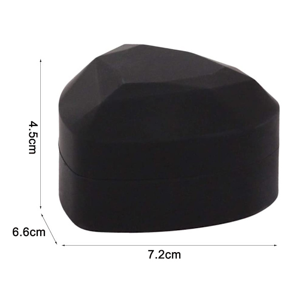 LED smyckeskrin presentask elegant sammetshalsband hänge ask armband ask med LED-ljus för smyckendisplay bröllop förlovning Alla hjärtans dag