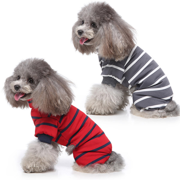 2 stycken hundkläder Pyjamas Hög krage husdjur hundkläder Husdjur fyrbenta kläder
