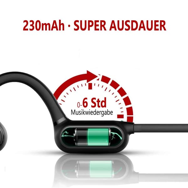 Benledningshörlurar, Bluetooth 5.0 Trådlösa Hörlurar