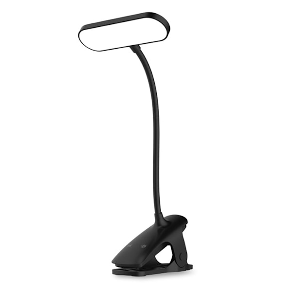 USB-laddningsbar boklampa, personlig dimbar LED-bokläsningslampa klämma på sänggaveln, för barn, flickor nattlampa läsning i sängen