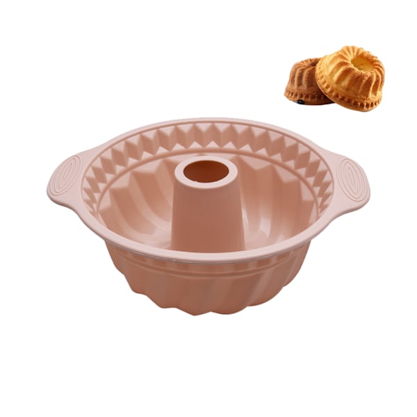 Silikonform för kakor, spiralmönstrad kakembryobakform, bakverktyg, chiffonform för kakor, non-stick kakform