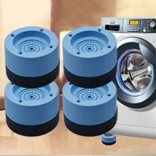 4-pack vibrationsdämpare, universell vibrationsdämpare, tvättmaskin, antivibrationsmatta, för tvättmaskiner, torktumlare, möbler, kylskåp