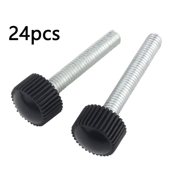 24 stk. Justerbare møbelfødder Nivelleringspude Base Ben Bordben Stol Justerbar gulvbeskyttelse M6X10X16Mm