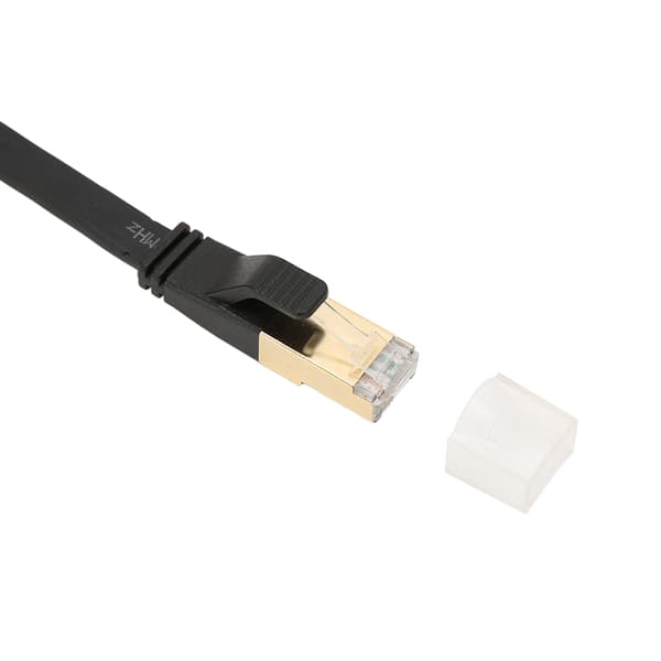 Cat 8 Ethernet Kabel 40Gbps 2000Mhz RJ45 Han Interface 0.5 meter/19.7in Ethernet Ledning til PS5 til Router