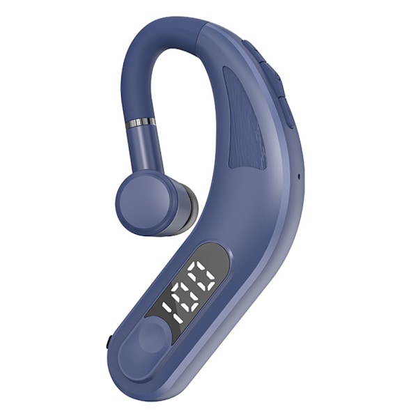 Bluetooth-headset, enkel öra Bluetooth 5.2-headset med brusreducerande mikrofon handsfree mobiltelefoner öronsnäcka vattentäta Bluetooth-hörlurar för