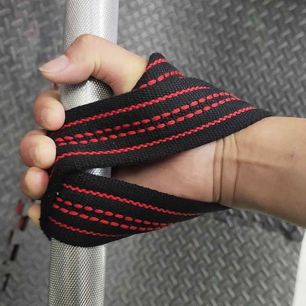 2 stk. Figur 8 Vektløftestropper Markløft Håndleddsstropp Pull-ups Håndleddsstøtte Gym