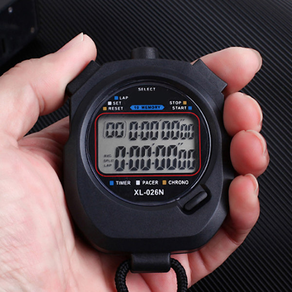 Digital Stoppur Timer - Intervalltimer med stor display