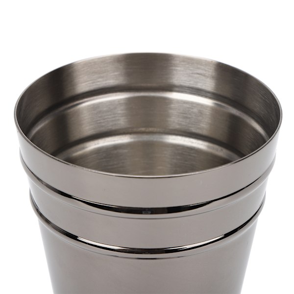 304 Rustfrit Stål Iced Cocktail Kop Drikkevin Krus Anti Fald til Bar Fest Bartender Værktøj (Sort 400ML)