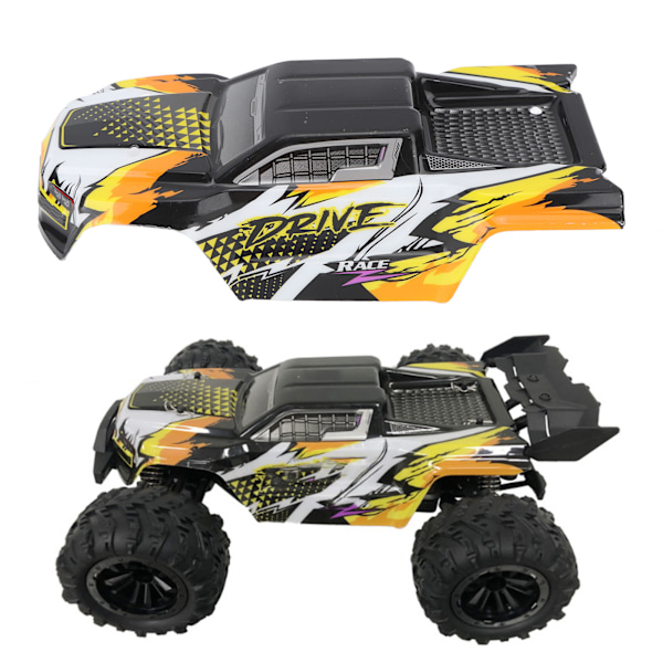 1/16 RC-bilkarosseri för SCY 16101PRO PVC Orange Bilreservdelar Montering Tillbehör
