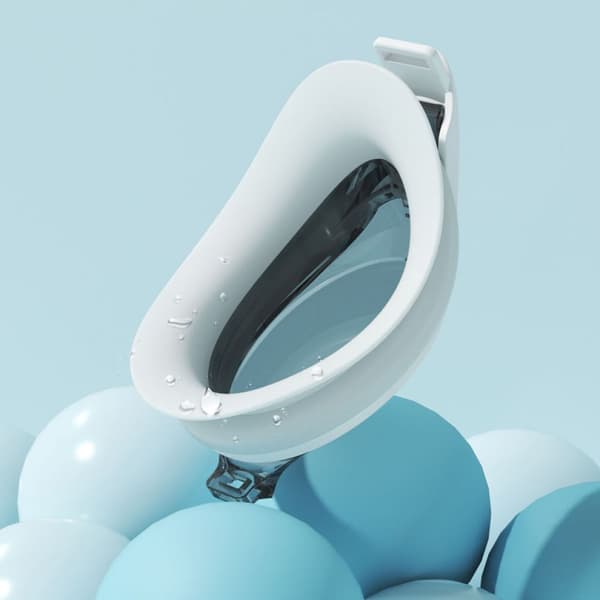 1 st Professional Swimming Goggles - Aurora White - Flat Light
