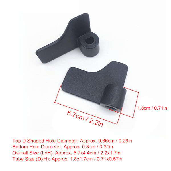 Brødmaskine Padle Non-Stick Rustfrit Stål Brødbagemaskine Blandingsblad Udskiftningsdel til Hjemmekøkken 5,7x4,4cm / 2,2x1,7in