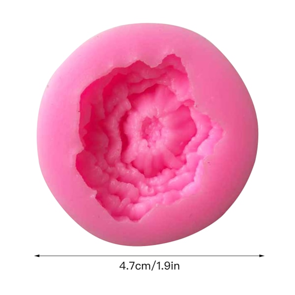 Blommande blomma form kaka mögel DIY silikon verktyg