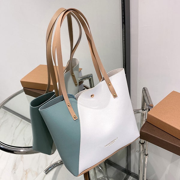 Modetote til kvinder, håndtasker, shoppingtaske, trend, passer til alt