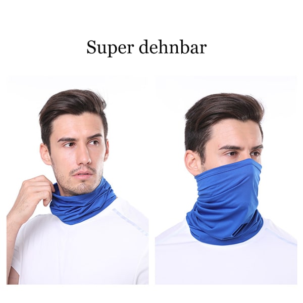 Multifunktionell halsduk tubhalsduk, 4-pack nackdukar för män kvinnor, elastisk solskyddsslinga halsduk, snabbtorkande, andningsbar för motorcykel,