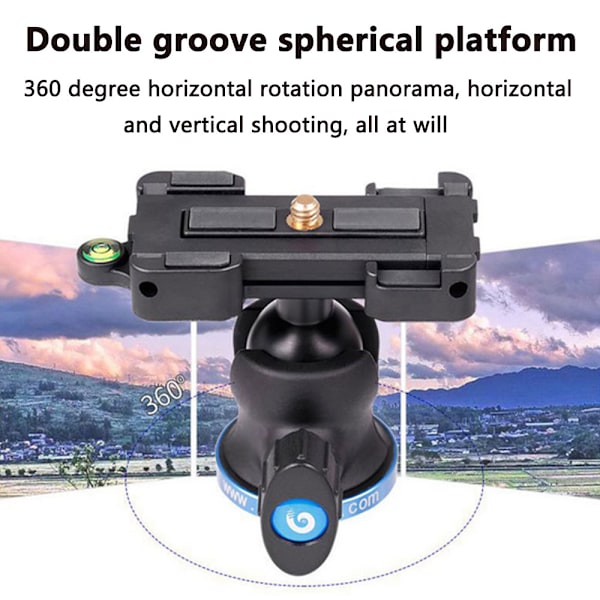 Telefonstativ, Flexibel Mobiltelefonhållare Bärbar Justerbar Hållare med Universellt Klämma 360° Kulled Kompatibel med iPhone/Android/DSLR/GoPro