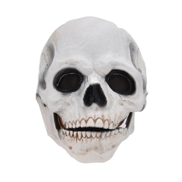 Halloween Pääkallonaamio Koko Pää Cosplay Juhlanaamio Jouluun Pääsiäiseen Uudenvuoden Festivaaliin Valkoinen