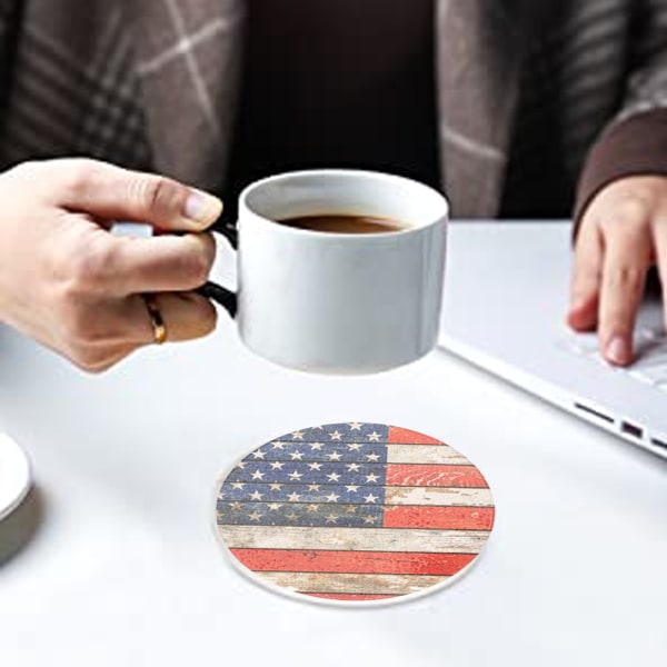 Absorberende keramiske sten coasters, Guldsmed, Sten coasters