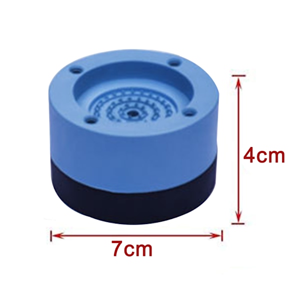4-pack vibrationsdämpare, universell vibrationsdämpare, tvättmaskin, antivibrationsmatta, för tvättmaskiner, torktumlare, möbler, kylskåp