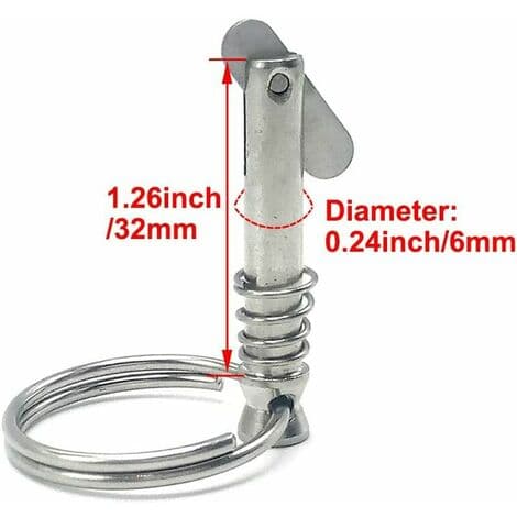 316 Marine Hardware Hurtige Splinter Trækring Fjeder Splinter