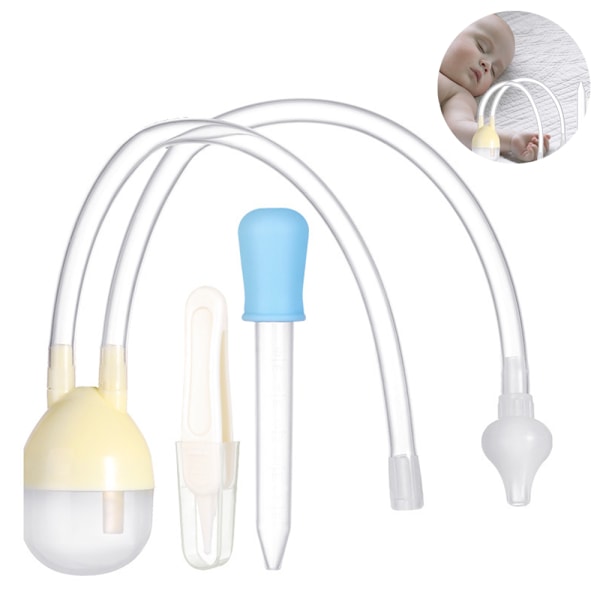 Baby Nasal Aspirator - Nässug för spädbarn - Nässug för nyfödda - Nässug för småbarn - Säker nässugning