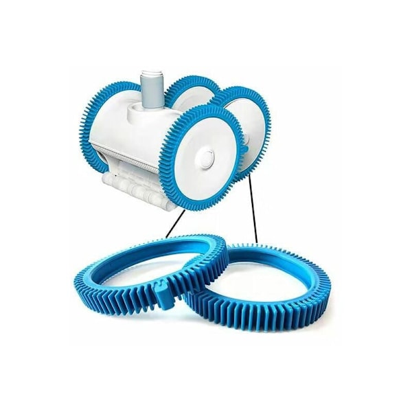 Rillet dæk med knopper til poolrobot (baghjul)