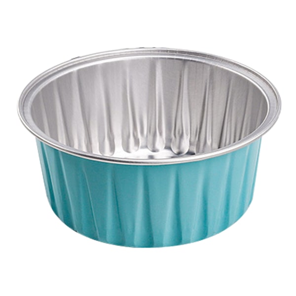 10 st Mini Muffinformar med lock, kakformar, Air Fryer skål, Cupcake bakform, runda aluminiumfolie Cupcake-koppar
