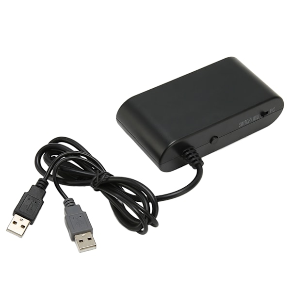 GC-kontrolleradapter 4 portar 3 i 1 spelkontrolleradapter med Turobo-funktion för Switch för Wii U PC