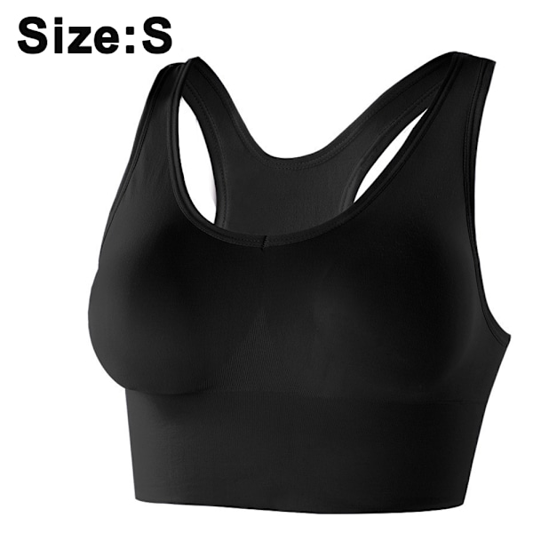 Sport-BH för kvinnor, stötsäker, vacker ryggknapp, ihålig racerback, vadderad yogabh, gymtränings-bh, crop top