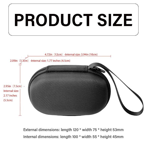 Hårdt bæreetui til Bose QuietComfort Earbuds støjreducerende, Bluetooth støjreducerende øretelefoner EVA bærbar taske