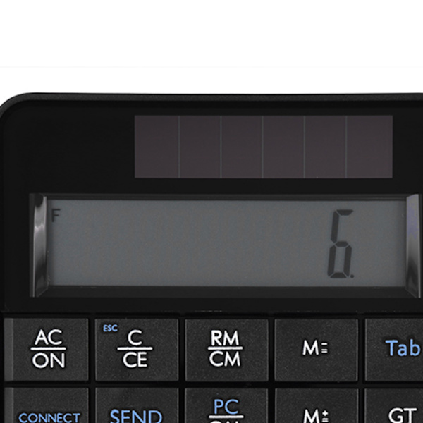 Mini 2.4G USB trådlöst 2 i 1 29 tangenter numeriskt tangentbord tangentbord och miniräknare med LCD-skärm