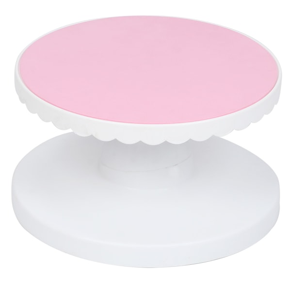 Kakun koristelualusta pyörivä pohja liukumaton kakun koristelupöytä DIY keittiön leivontatyökalu (Pyörivän pöydän halkaisija 23 cm)