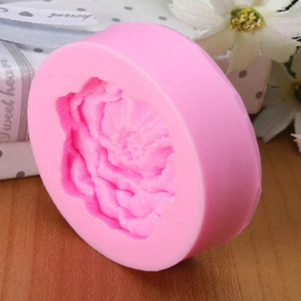 Blomstrende Blomst Form Kageform DIY Silikone Værktøj