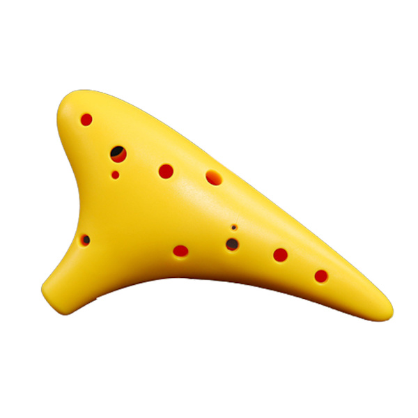 12-håls plast alt C ocarina, presentidé för nybörjarmusiker, lätt att lära sig