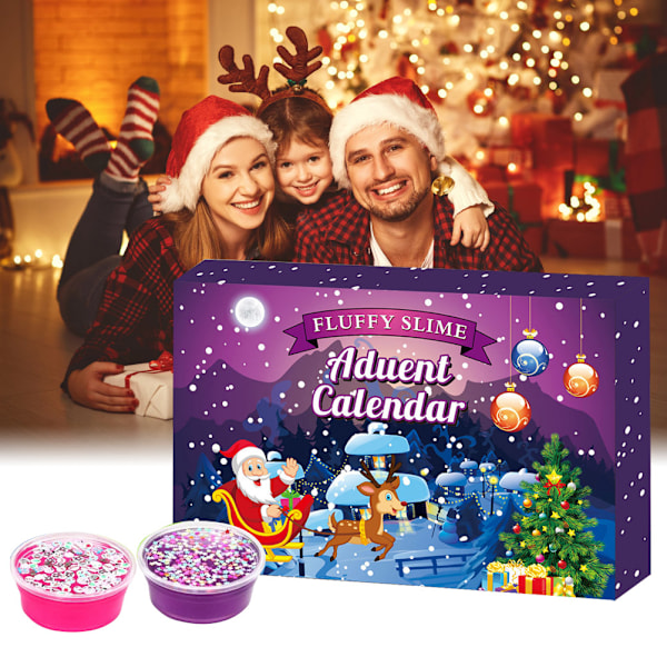 24 st/set Kristalllera Adventskalender 2020 Nedräkning till Jul för Barn Tonåringar