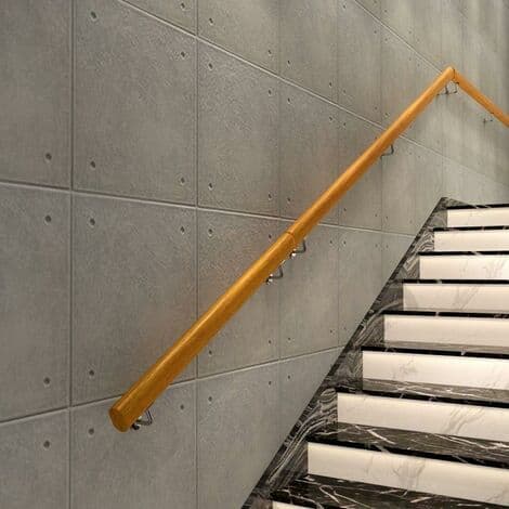 Trätrappräcke - 30 cm2 fästpunkter