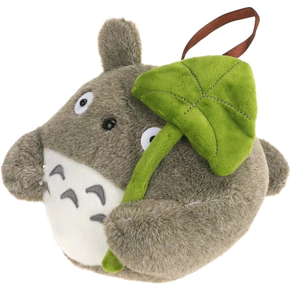 20 CM Totoro med Lotusblad Blødt Legetøj Grå