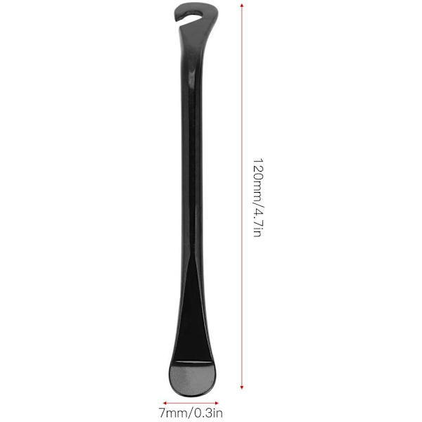 3 st Cykel Däck Spak, Svart Kolstål Däck Spak Cykel Däck Växlare Cykel Reparationsverktyg för Att Ta Bort Cykel Däck, 120 x 7mm