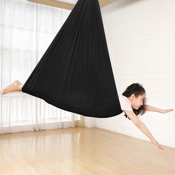 Kinder Schwingen Hengekøye, Innendørs Huske Elastisk Cuddle Hammock Sensory Swing Ideell for, Asperger og sensorisk integrasjon samt