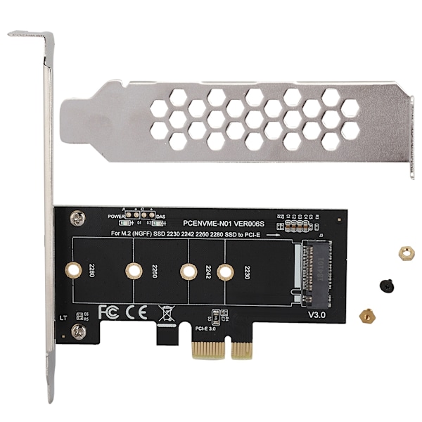 PCI-E til M.2 Udvidelseskort Konverter til M2 NGFF NVME Harddisk