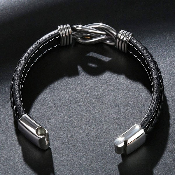 D Dongjiangjin Present till min son, barnbarn, brorson Läderarmband Födelsedag Påsk Examenpresenter för tonårspojkar