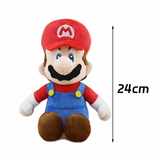 Super Mario Plysdyr (24 cm)