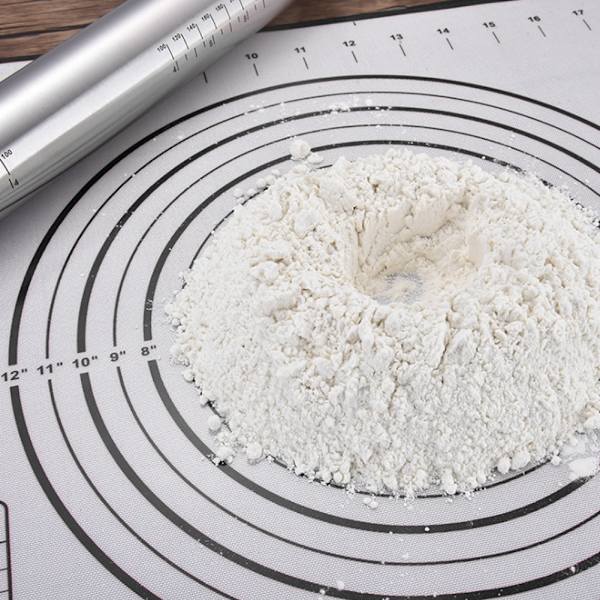 40*60cm Sort Husholdnings Køkken Silikone Nonstick Bagemåtte Rulle Dej Pude Kage Konditori Madlavningsværktøjer