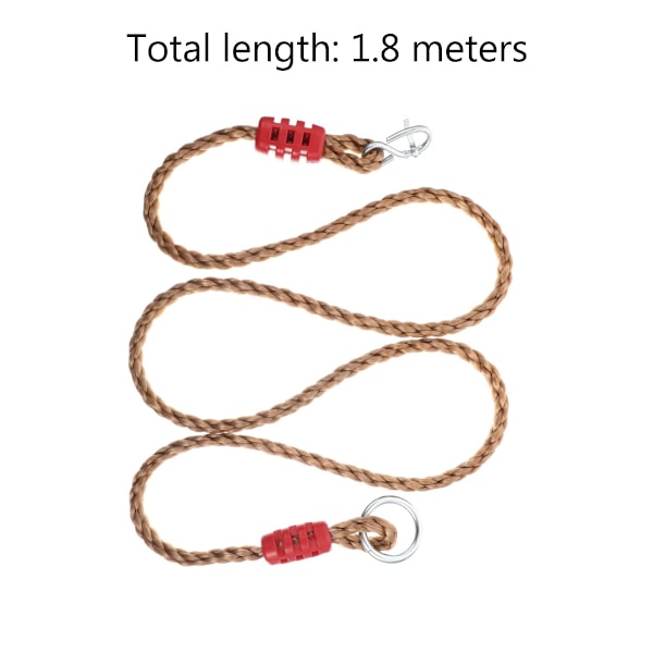 Swing-köysipari, säädettävät hihnat 1,8 m, puuhun ripustettava, maksimikuorma 300 kg / 660 lbs PE lapsille ja aikuisille (2 kpl:n sarja)
