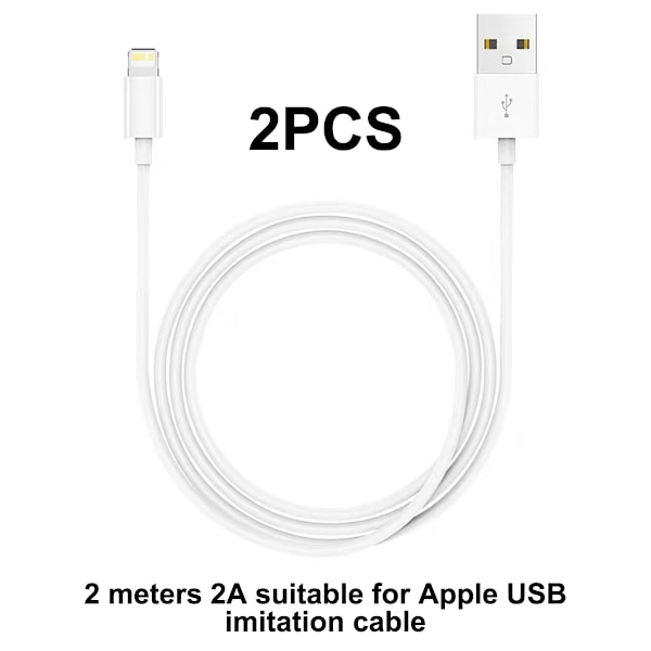 Oplader Lightning Kabel til iPhone, 2 Pak iPhone Hurtig Opladningsledning, Data Synkronisering Overførsel til 13/12/11 Pro Max Xs X XR 8 7 6 5 5s iPad iPod Mere