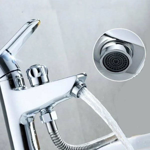 Brusearmatur vask varmt og koldt dual-use et-hul armatur legering