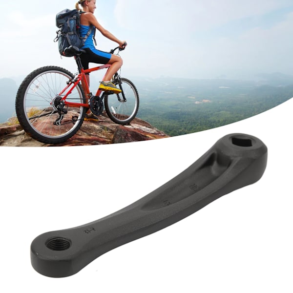 Cykel Vevarm Vänster 152mm Diamanthål Aluminiumlegering Starkt Stöd Pedal Vevben